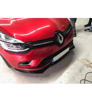 Renault Clio 4 Ön Lip Parlak Siyah Plastik Ön Ek Karlık 2012 - 2020 karlık+bodykit+ek