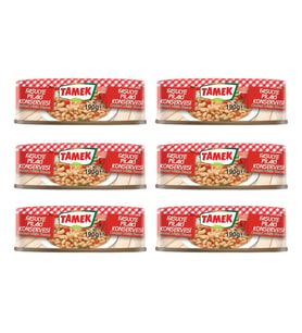 Tamek Fasulye Pilaki 190 gr x 6 Adet