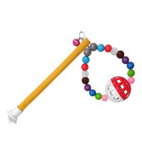 Renkli Boncuklu Ve Tünekli Muhabbet Kuş Salıncağı 9.5-16 cm