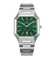ROCHE MONTRE RMG8002-04 SWISS MADE SAFİR CAM YEŞİL KADRAN ÇELİK KARE ERKEK KOL SAATİ
