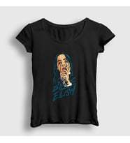 Presmono Kadın Siyah Over Billie Eilish T-Shirt 154553tt