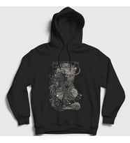 Presmono Unisex Siyah Legend Mastodon Kapüşonlu Sweatshirt 163358tt