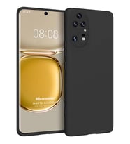 Microsonic Matte Silicone Huawei P50 Pro Kılıf Siyah