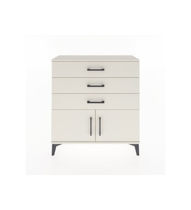 Arges Şifonyer Tek Raflı 3 Çekmeceli 2 Kapaklı 88x30x96 Aytaşı-Aytaşı