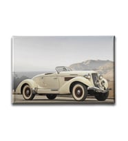 Klasik Beyaz Araba  Canvas Tablo ATY106