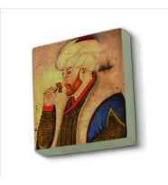 Fatih Sultan Mehmet Baskılı Doğaltaş  Magnet(KRT-091)Buzdolabı Süsü