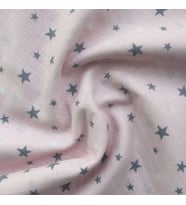 Müslin Örtü 85x100  Ağız Bezi Hediyeli ( 2 Adet ) (Pembe-Gri-Bej)