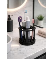 BANYO DÜZENLEYİCİ, DİŞ MACUNU-DİŞ FIRÇASI STANDI, ALT TEMİZLİK TABLASI İLE BİRLİKTE