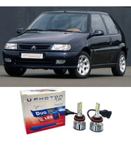 Citroen Saxo Led Xenon Uzun + Kısa Far Ampulü H4 Duo Yeni Seri Beyaz