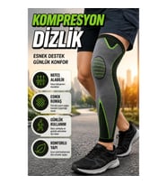 Nefes Alabilir Kompresyon Dizlik Tam Boy Esnek Diz Destekliği Spor Koruyucu