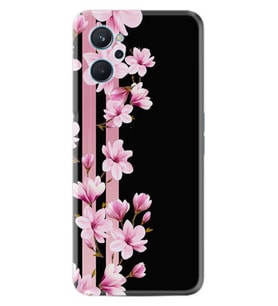 9i Kılıf Resimli Desenli Baskılı Silikon Pink Flowers 3 1393