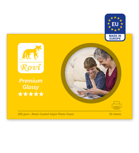 Rovi Premium Parlak Fotoğraf Kağıdı 300gsm 50yp - 13 x 18 cm