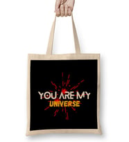 My Universe-YOU ARE MY UNIVERSE Bts Army Bez Çanta Uzun Saplı