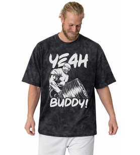 Ronnie Coleman Yeah Buddy ! Bodybuilding Fitness Baskılı Unisex Oversize Vintage Yıkamalı Tişört