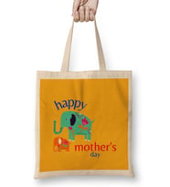 Happy Mothers Day 2021 Bez Çanta Uzun Saplı