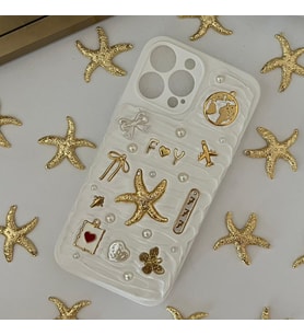 Kişiye Özel Harfli El Yapımı Charm Telefon Kılıfı - iPhone modelleri için uyumlu