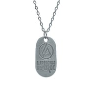 Linkin Park  Zincir Kolye - Gümüş Kaplama - Erkek Kadın Kolye - Kod:1067