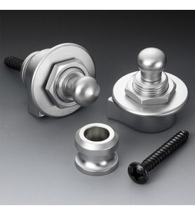 Schaller SC-14010301 Askı Pimi Kilidi (Mat Krom)  Güvenli Kilit Modern Görünüm