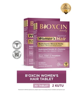 Bioxicn Womens Hair 30 Tablet x2 kutu - Keratin Kolajen Biotin Çinko Demir Selenyum Dul Avrat L Sist