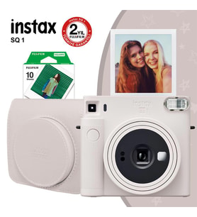 Instax SQ1 Beyaz Fotoğraf Makinesi ve Hediye Seti 3