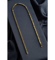 Hematit Doğal Taş Parlak Antik Özel Kesim 4x4mm Dizi