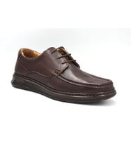 Kindep (Showmen) Hakiki Deri Poli Hafif Taban Bağcıklı Erkek Comfort Ayakkabı KAHVE