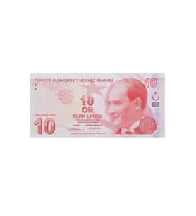 Geçersiz Şaka Düğün Parası Sahte Para 100 Adet Oyun Parası 10 TL (Koyu Kırmızı)