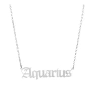 925 Ayar Gümüş Aquarius Kova Burcu Kolye
