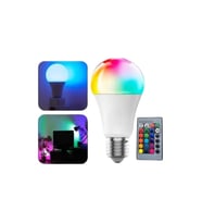 Mey İthalat® Akıllı RGB Led Ampul Led Uzaktan Kumandalı Renk Değiştiren Ampul