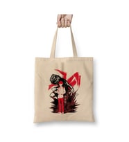 Tokyo Ghoul Inner Beyaz Bez Çanta Uzun Saplı Alışveriş Çantası Plaj Çantası