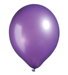 Balon metalik 12 inc mor (violet) pk:100-