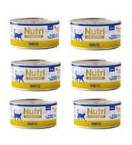 Nutri Feline Pürüzsüz Lezzet: Tavuk Etli Tahılsız Pate (6x70g) - Ezme Kıvamında Yaş Mama