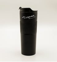Tasarımlı Atatürk İmzalı Siyah Termos/French Press