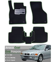 BMW 3 SERİSİ E46 (1997-2006) Uyumlu EVA Paspas Tam Set–Araca Özel,Su Geçirmez,Kolay Montaj