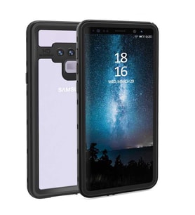 Samsung Galaxy Note 9 Kılıf Toz Kir Su Geçirmez Kapak (Siyah)