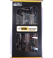 Tornavida Seti Yıldız ve Düz 7 Parça Wın Tools (Kırmızı-Siyah)