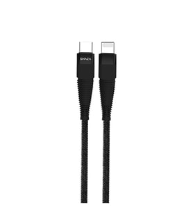 SHAZA Type-C To Lightning PD 5A 32W Örgülü Hızlı Şarj ve Data Kablosu