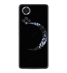 Huawei Nova 9 Kılıf Silikon Desen Özel Seri Yalnız Ay 1744