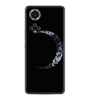 Huawei Nova 9 Kılıf Silikon Desen Özel Seri Yalnız Ay 1744
