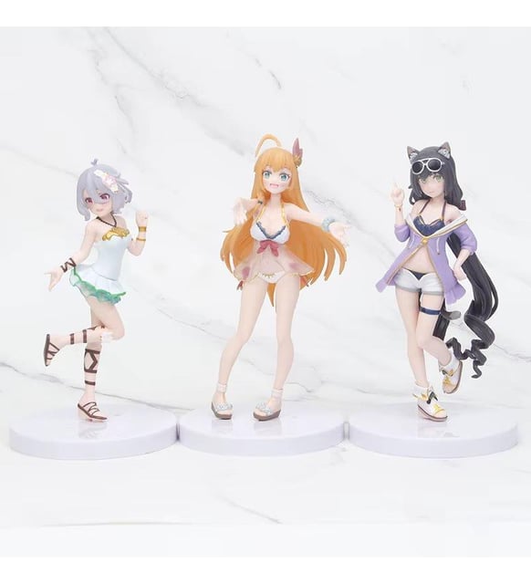 Princess Connect Re:Dive 3lü Anime Figür Seti Pecorine Kokoro