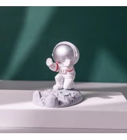 Çok Fonksiyonlu Astronot Uzay Adamı Cep Telefonu Standı Komik Sevimli Astronot Heykeli Telefon Tutucu, Ofis Dekorasyonu Masaüstü Komidin Braketi Tutucu