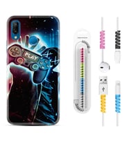 Huawei P20 Lite Mate 10 20 Lite Pro P40 Lite KılıfKablo Koruma Spiral Silikon Play Me 1757