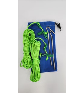 Polyester 20 M İp + 2 Kazık + Gergi Aparatı