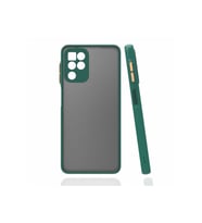 Samsung Galaxy M32 Uyumlu Kılıf Zore Hux Kapak (Koyu Yeşil)