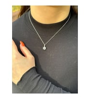 925 Gümüş  Rosalin Kolye