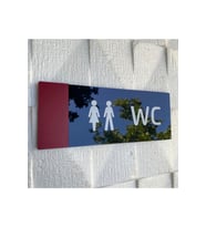 Red Line Serisi Wc Yönlendirme Tabelası