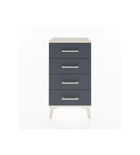 Arges Komodin 4 Çekmeceli 44x30x80 Aytaşı-Antrasit