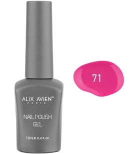 Neon Koyu Pembe Kalıcı Oje 71-Yoğun Renk Veren Jel Oje 12 ml-Nail UV Gel Polish 71