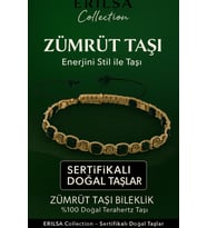 Sertifikalı Küp Kesim Terahertz - Zümrüt Doğal Taş Bileklik - İnce Model (Çok Renkli)
