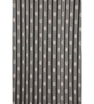KÜÇÜK PUANLI MODEL KREM RENK HAZIR  DİKİLMİŞ İP PERDE 300*270 cm